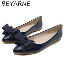 BEYARNEFlats Women 2020 Spring Summer Flat Heel Pointed Toe Shoes Sandals Slip On Daily Skirt Shoes Woman Plus Size 2024 - buy cheap