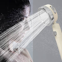 Chuveiro de alta pressão com cabeça de chuva, chuveiro manual ajustável com um botão, equipamento de terceiros para casa e hotel 2024 - compre barato