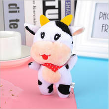 1PCS Bull Symbol Of The Year 2021 Mascot Cute Little Cow Plush Toy Pendant Stuffed Toys For Girls Gift Doll Grab Machine Doll 2024 - buy cheap