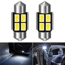 Festoon-bombilla Led CANBUS para coche, luz de techo de 31mm, 36mm, 39mm, 41mm, C5W, 5630SMD, para VW, Volkswagen, Touareg, 2004-2010, blanco, 6000K, 12V 2024 - compra barato