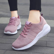 Zapatillas mujer women shoes new mesh breathable lace up wedge shoes woman sneakers solid color high quality summer shoes ladies 2024 - buy cheap