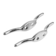 2 Pieces 67mm Stainless Steel Rope Cleat - for Flags, Boats, Docks, Tarps and Awnings 2024 - buy cheap