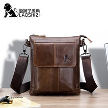 2022 New Fashion Crossbody Bag100% Genuine Leather men's bag Messenger Bags Handbags Flap Shoulder Bag Men Travel bolso torebka 2024 - buy cheap