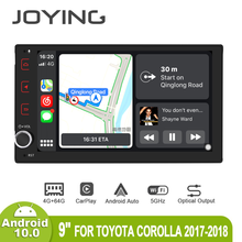 JOYING Android 10.0 car radio 4GB+64GB Octa Core multimedia player for Toyota Corolla/Fortuner/Tacoma 2017-2018 stereo head unit 2024 - buy cheap