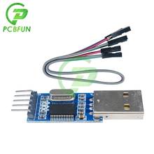 Módulo ttl usb para rs232 com conversor 4pin cabo dupont pl2303 placa de download para programador arduino 2024 - compre barato