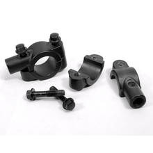 BJMOTO 2PCS Black Universal Motorcycle 7/8" Handle Bar Mirror Mount Holder Adapter 10mm Thread 2024 - buy cheap