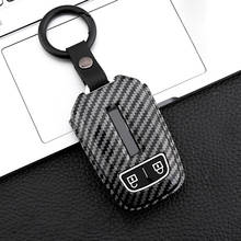 Carbon fiber Car key Cover Case For ISUZU D-MAX DMAX Truck MUX 2015 2017 2018 2020 Smart Remote Key Protect Shell 2024 - buy cheap