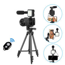 Profession Camera Recording Microphone with Stand Shotgun Condenser Microphone for Phone DSLR Vlogging Video Interview microfone 2024 - buy cheap