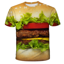2021 new 3D T Shirt Delicious Bacon Print T-shirt Tops Men Women Harajuku T Shirts Funny Food Full Printing Top Shirt Plus 2024 - buy cheap