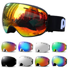 POC Ski Goggles UV400 Protection Snowboard Eyewear Anti-fog Big Ski Mask Glasses Snow Snowmobile Men Women Skiing Sports Glasses 2024 - compre barato