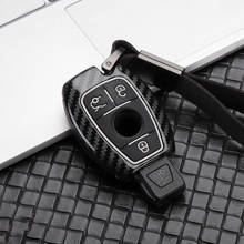Carcasa de aleación de Zinc + funda de silicona para llave del coche, accesorios para Mercedes Benz BGA AMG W203 W210 W211 W124 W202 W204 W205 W212 W176 2024 - compra barato