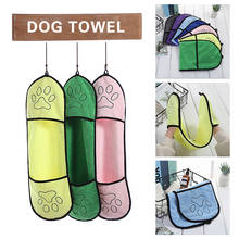 Absorbent Cat Dog Towel With Pocket Soft Pet Towel For Small Medium Large Dog Bathing Pet Drying Towel Blanket Cleaning Supplies 2024 - buy cheap