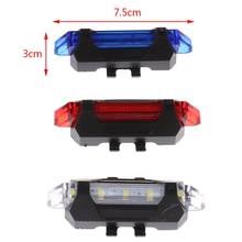 USB Rechargeable Bike LED Tail Light Bicycle Safety Cycling Warning Rear Lamp 2024 - buy cheap