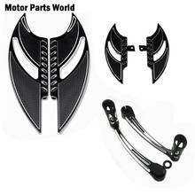 Motorcycle CNC Cut Front Rear Floorboards Heel Toe Shift Lever For Harley Touring Electra Glide CVO Softail Dyna Switchback FLD 2024 - buy cheap