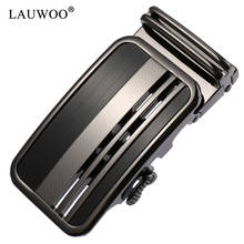 Alloy automatic buckle head Genuine Luxury Leather Belts for Men Strap Male Metal Automatic Buckle men belts 2024 - buy cheap