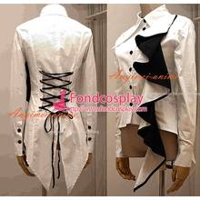 Fondcosplay hiphop gótico tripp lolita jaqueta punk moda camisa branco andorinha-tailed casaco cosplay traje sob medida [ck1304] 2024 - compre barato