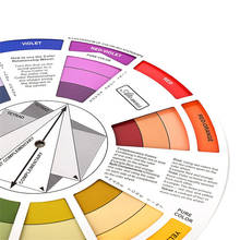 Roda guia de mistura de cores, 2 peças, conjunto de paleta de mistura de maquiagem 2024 - compre barato
