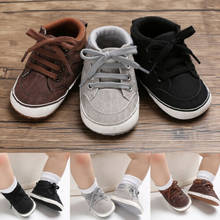 Zapatos de suela blanda para bebé recién nacido, zapatillas de algodón para cuna, deportivas informales y cálidas para primeros pasos, de 0 a 18 meses 2024 - compra barato