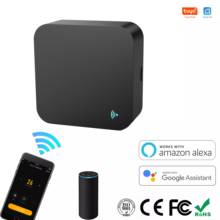 Controle remoto universal inteligente, controle remoto ir wifi tuya para tv dvd austrália ac, funciona com amz alexa e google home 2024 - compre barato