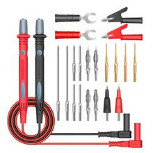 22PCS Silicone Combination Digital Multimeter Test Cable Set Multi-function CableTesting Kit 2024 - buy cheap