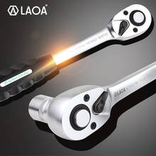 LAOA-llave de tubo de trinquete de alto Torque de acero CR-V, herramientas de reparación de automóviles de liberación rápida, 36 dientes, 1/4, 3/8, 1/2 pulgadas 2024 - compra barato