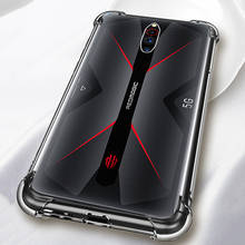 Case For ZTE Nubia Red Magic 5G Airbag Super Protection Soft Clear Back Cover For Red Magic 5G 2020 Phone Case 2024 - купить недорого