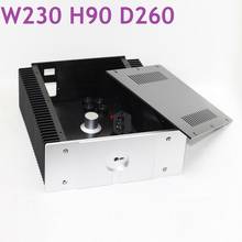 Anodized Aluminum Class A Tube Amplifier Chassis DIY Power Supply Case Side Heat Sink Volume Control Earphone Amp D260 W230 H90 2024 - buy cheap