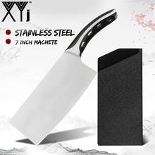 XYj 7 Inch Stainless Steel Kitchen Chopping Tool Wide Sharp Blade Multi-Function Cooking Tool With ABS Waterproof Blade Sheath 2024 - buy cheap