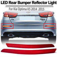 LED Red Rear Bumper Reflector Lights For Kia Optima K5 2014 2015 Rear Decorative False Tail Stop Brake Lamp Rear Fog Reflec 2024 - buy cheap