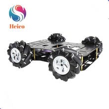 Jogo esperto do chassi do carro da roda omnidirecional com 80mm mcnamm roda 4wd metal tt motor para a plataforma ultrassônica do módulo do braço robótico 2024 - compre barato