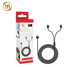 Cable de carga JYS-NS195 2 en 1 para mando de PS5, Cable de datos para Xbox Series X, cargador tipo C 2024 - compra barato