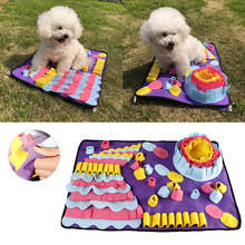 Pet Dog Snuffle Mat Pet Sniffing Training Blanket Detachable Fleece Pads Dog Mat Relieve Stress Nosework Puzzle Toy Pet Nose Pad 2024 - buy cheap