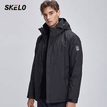 2021 jaqueta de esqui de inverno masculino com capuz de comprimento médio moda parka jaqueta de snowboard com capuz casual engrossar casaco quente 2024 - compre barato