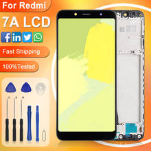 HS descuento 7A LCD para Xiaomi Redmi 7A pantalla con Panel táctil de vidrio digitalizador montaje con marco envío gratis + herramientas 2024 - compra barato