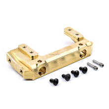 1PCS 87g Brass Front Bumper Mount Servo Stand for 1/10 1:10 RC Crawler Axial SCX10 II 90046 Car Upgrade Parts 2024 - buy cheap