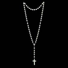 QIGO-collar de plástico para hombre y mujer, joyería nupcial de 8mm, con forma de corona Católica 2024 - compra barato