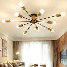 Nordic Style lustre led chandelier For Living Room Surface Mounted Bedroom Modern chandelier lighting Fixtures E27 AC110V 220V 2024 - buy cheap