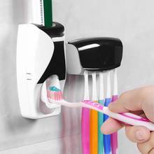 Dispensador de creme dental, dispensador de creme dental para parede, escova de dentes automático, para uso em família 2024 - compre barato