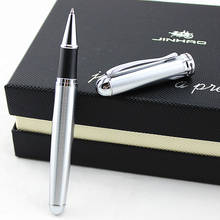 JINHAO 750 Caneta Business pen Argent Barrel Cap Stationery School Office Supplies Writing Roller Ball Pen ink black Refill 2024 - buy cheap