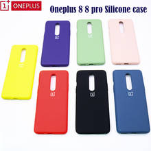 Original Oneplus 8 Pro Case Official Silicone Soft Ultra Thin Shockproof Full Protective Cover Oneplus One Plus 8 8 Pro Case 2024 - buy cheap