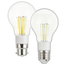 New LED Filament Bulb E27 E14 B22 Bayonet 6W Cool Warm White Energy Saving Light Lamp AC 100V -265V Home Decoration Lighting yz 2024 - buy cheap