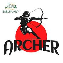 EARLFAMILY 13cm x 11.4cm for Archer Man Red RV Car Stickers Windshield Windows Decal Motorcycle Bumper VAN Waterproof Decoration 2024 - buy cheap