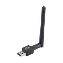 Adaptador Wifi USB de 2,4G, Dongle WiFi de 150M, receptor de tarjeta de red inalámbrica 802.11b/n/g, Ethernet para PC, Chip Win 10 RTL8188 2024 - compra barato