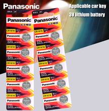 CR1616 10 шт кнопочные батареи для монет Panasonic 100% Оригинал cr 1616 3V литиевая батарея DL1616 ECR1616 LM1616 2024 - купить недорого