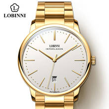 Switzerland Luxury Lobinni Men Mechanical Watch Leather 9015 Miyota Movement часы наручные мужские Business relógio masculino 2024 - buy cheap