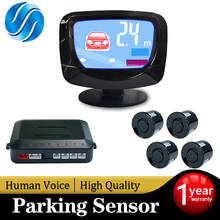 SINOVCLE Parking Sensor For Car With Auto Parktronic Reverse LED Monitor 4 Sensors Radar Detector System Backlight Display 2024 - buy cheap