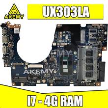 UX303LA For Asus UX303LN UX303LNB UX303 UX303L Notebook motherboard UX303LN board REV2.0 I7 Processor 100% testing motherboard 2024 - buy cheap