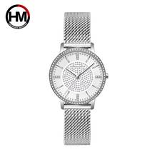 Luxury Silver Women's Watches Rhinestone Stainless Steel Ladies Bracelet Watch Waterproof Fashion Quartz Wristwatch reloj mujer 2024 - buy cheap