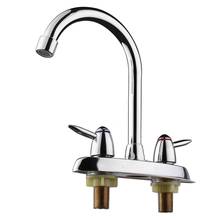 Swivel Bathroom Kitchen Faucet Chrome Two Handle Hot Cold Sink Mixer Tap Sprayer 2024 - buy cheap