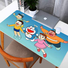 Игровой коврик для мыши Doraemon из натурального каучука, размер XxL, игровой коврик для мыши, игровой коврик для клавиатуры, Настольный коврик 900x400 2024 - купить недорого